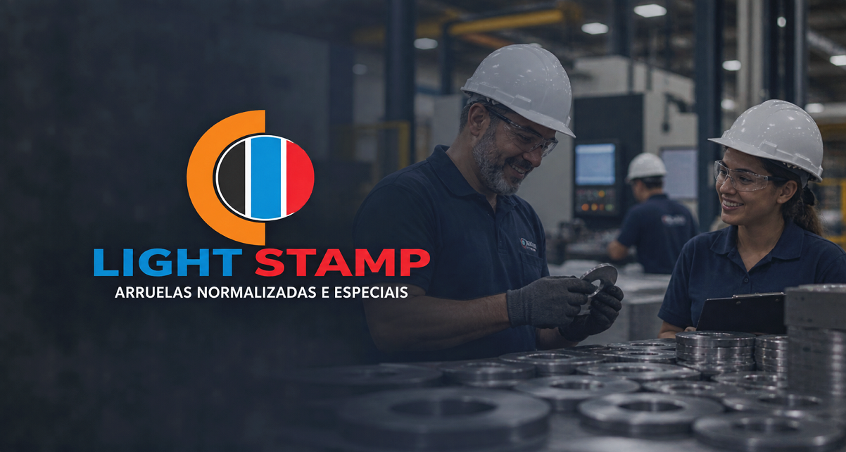 Light Stamp fabricante de arruelas lisas normalizadas e especiais
